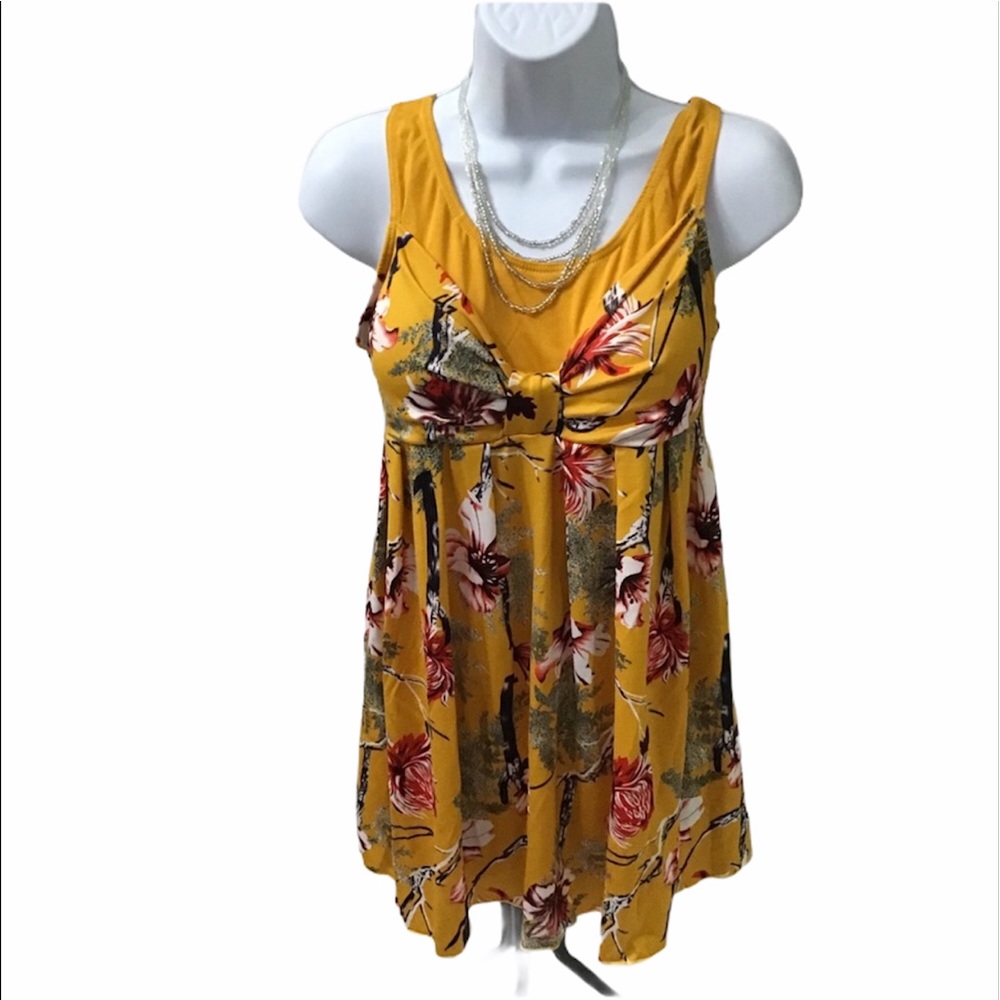 Floral Tankini with Undershorts size Medium